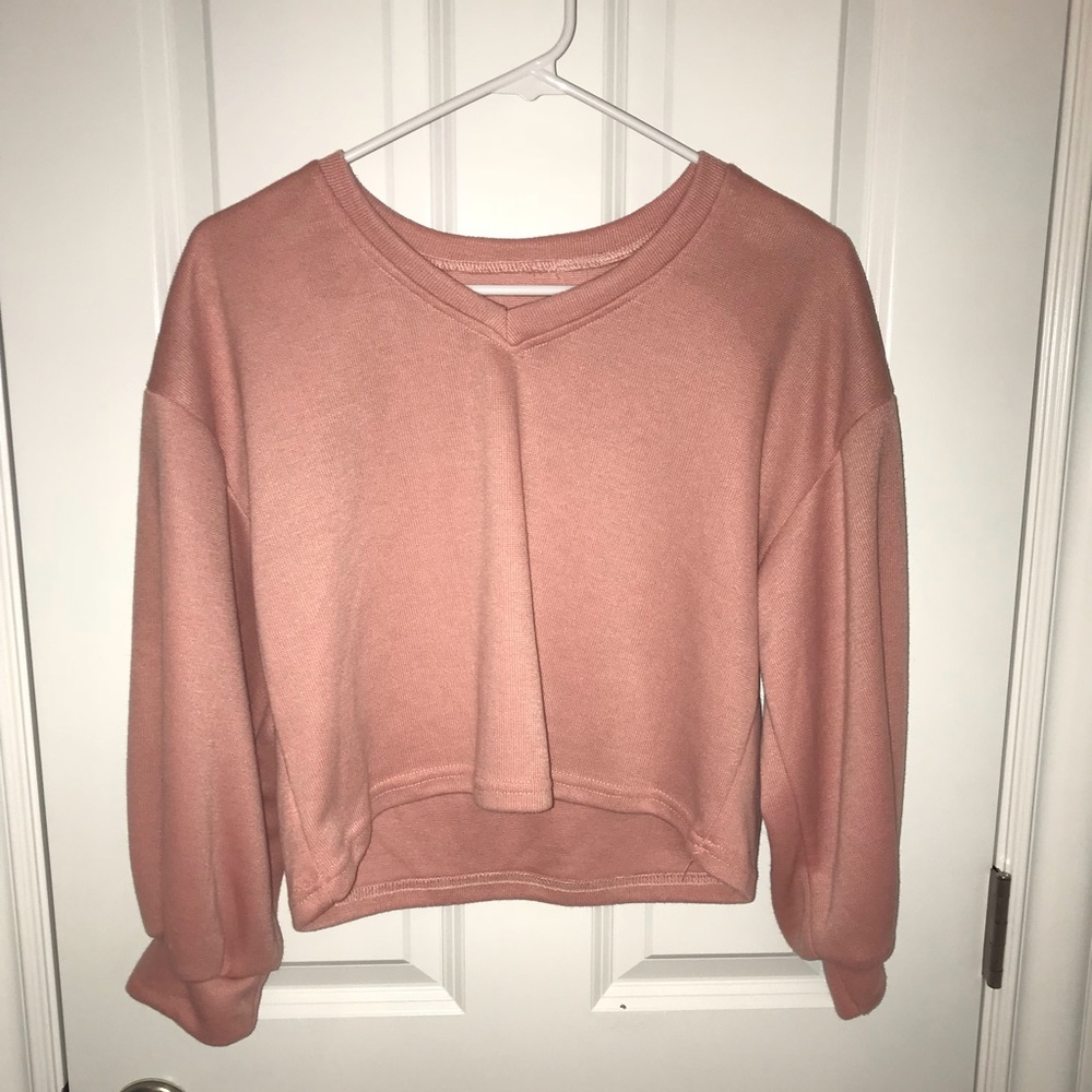 Crop top sweater